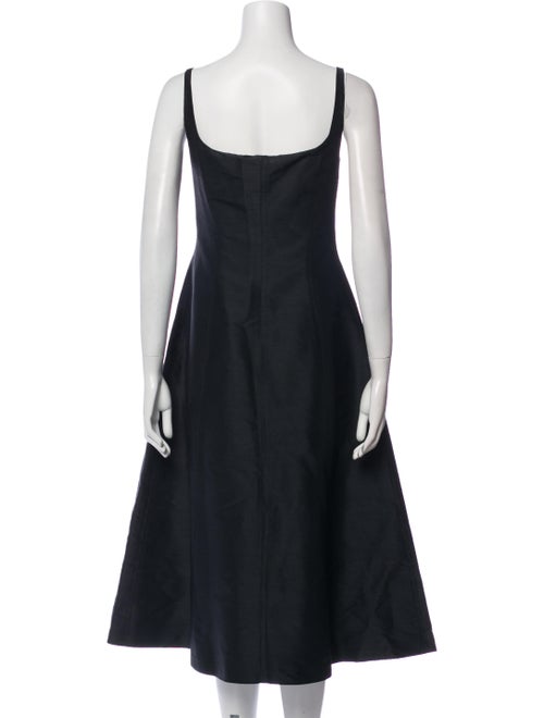 Ralph Lauren Black Label Silk Midi Length Dress