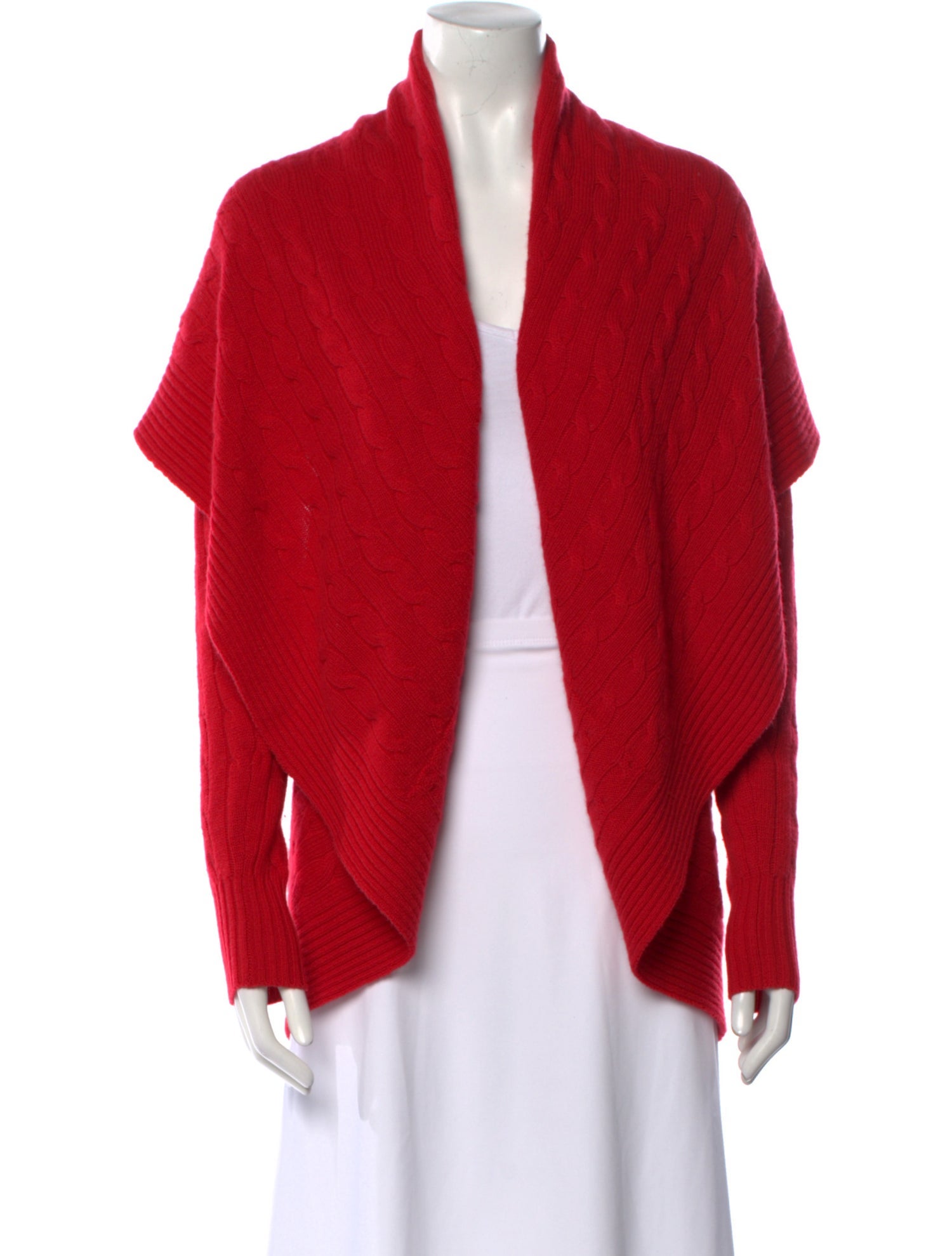 Ralph Lauren Black Label Cashmere Open Front Sweater