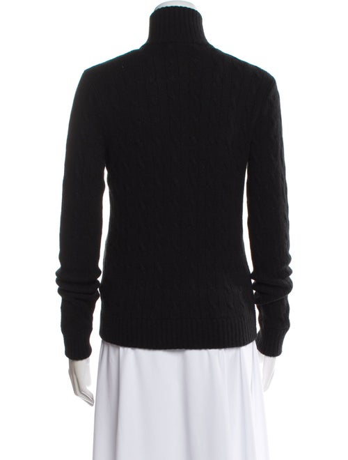 Ralph Lauren Black Label Cashmere Mock Neck Sweater