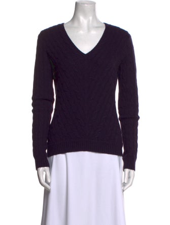 Ralph Lauren Black Label Cashmere V-Neck Sweater