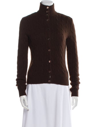 Ralph Lauren Black Label Cashmere Mock Neck Sweater