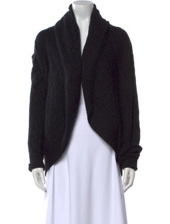 Ralph Lauren Black Label Cashmere Open Front Sweater