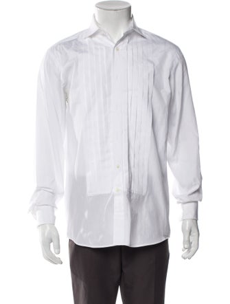 Ralph Lauren Black Label Striped Long Sleeve Dress Shirt