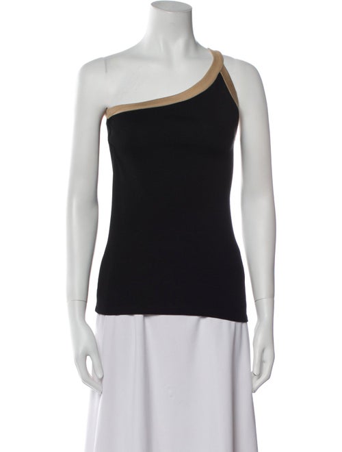 Ralph Lauren Black Label One-Shoulder Sleeveless Top