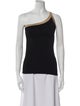 Ralph Lauren Black Label One-Shoulder Sleeveless Top