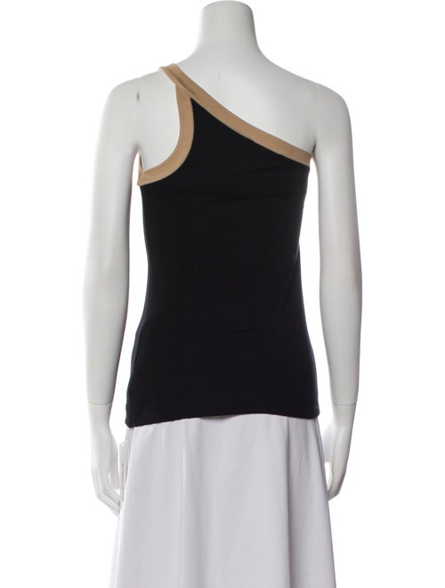 Ralph Lauren Black Label One-Shoulder Sleeveless Top