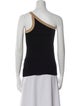 Ralph Lauren Black Label One-Shoulder Sleeveless Top