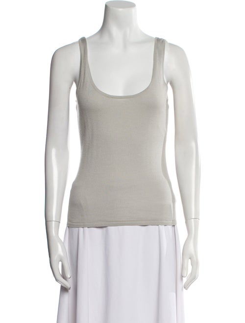 Ralph Lauren Black Label Cashmere Scoop Neck Top