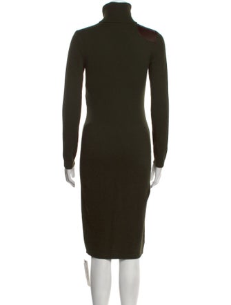 Ralph Lauren Black Label Merino Wool Midi Length Dress
