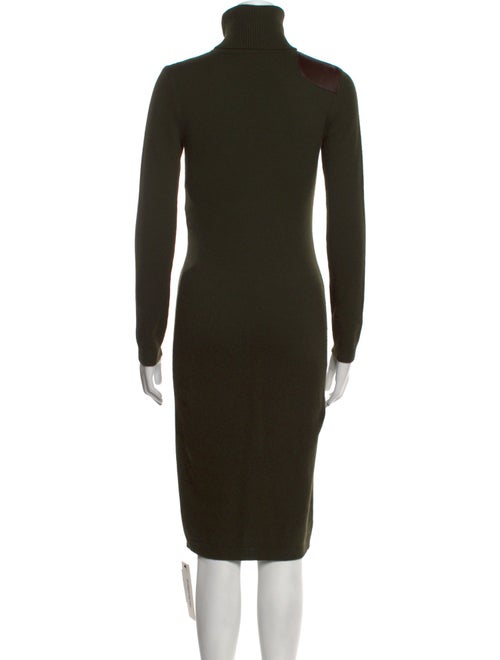 Ralph Lauren Black Label Merino Wool Midi Length Dress