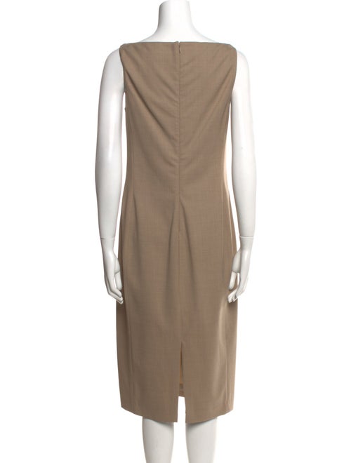 Ralph Lauren Black Label Wool Midi Length Dress