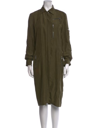 Ralph Lauren Black Label Silk Midi Length Dress