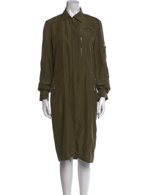 Ralph Lauren Black Label Silk Midi Length Dress