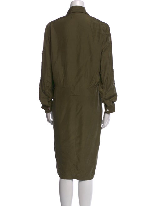 Ralph Lauren Black Label Silk Midi Length Dress