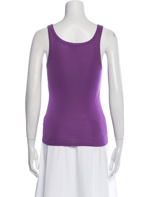 Ralph Lauren Black Label Scoop Neck Sleeveless Top