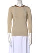 Ralph Lauren Black Label Silk Crew Neck Top