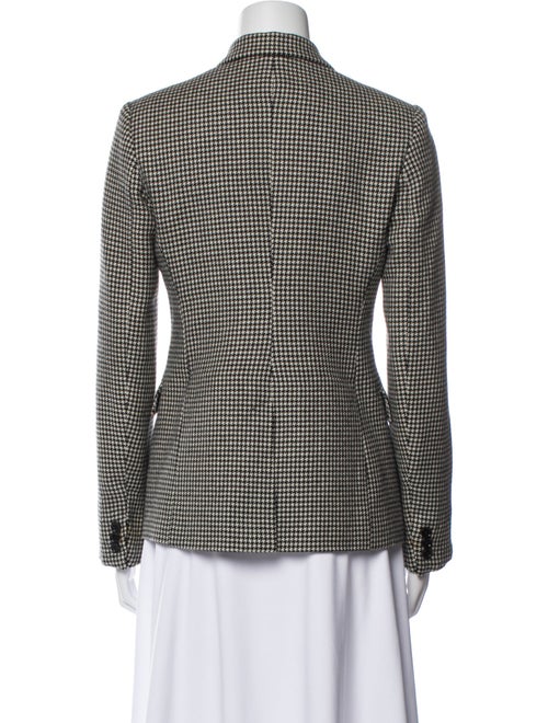 Ralph Lauren Black Label Wool Houndstooth Print Blazer