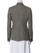 Ralph Lauren Black Label Wool Houndstooth Print Blazer