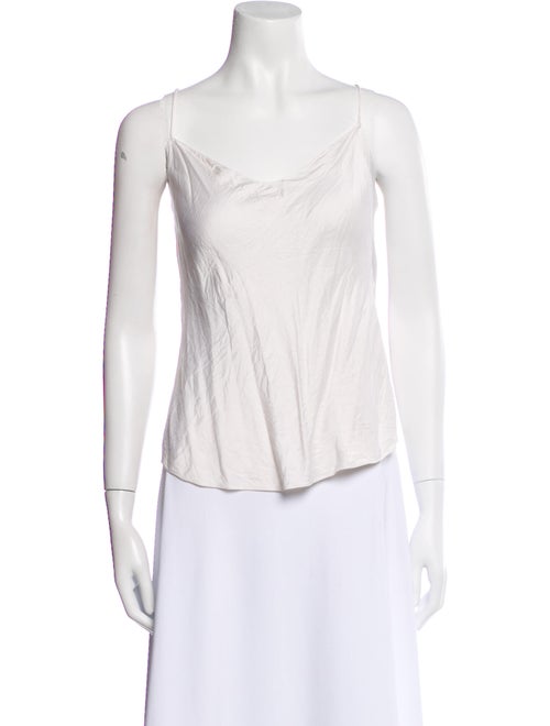 Ralph Lauren Black Label Silk Cowl Neck Top