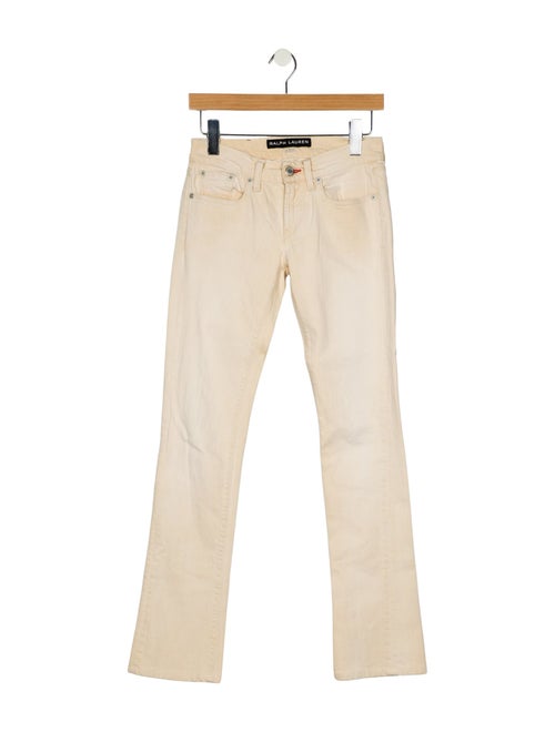 Ralph Lauren Black Label Low-Rise Straight Leg Jeans