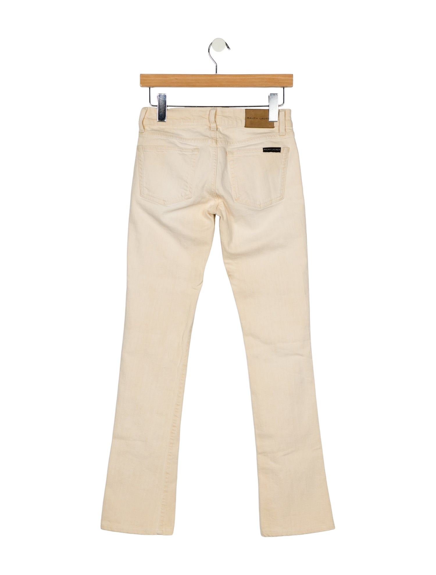 Ralph Lauren Black Label Low-Rise Straight Leg Jeans
