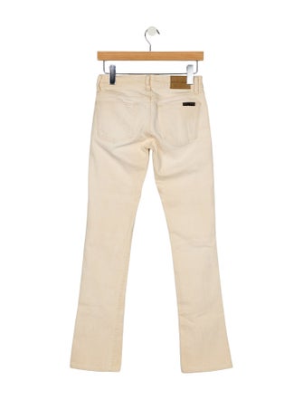 Ralph Lauren Black Label Low-Rise Straight Leg Jeans