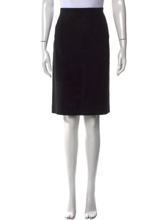 Ralph Lauren Black Label Wool Knee-Length Skirt