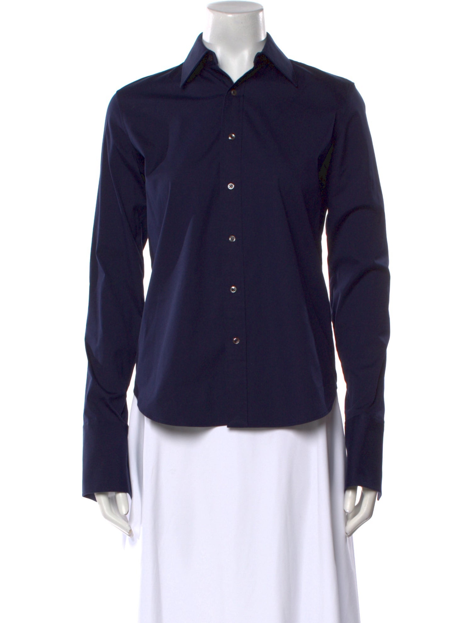 Ralph Lauren Black Label Long Sleeve Button-Up Top
