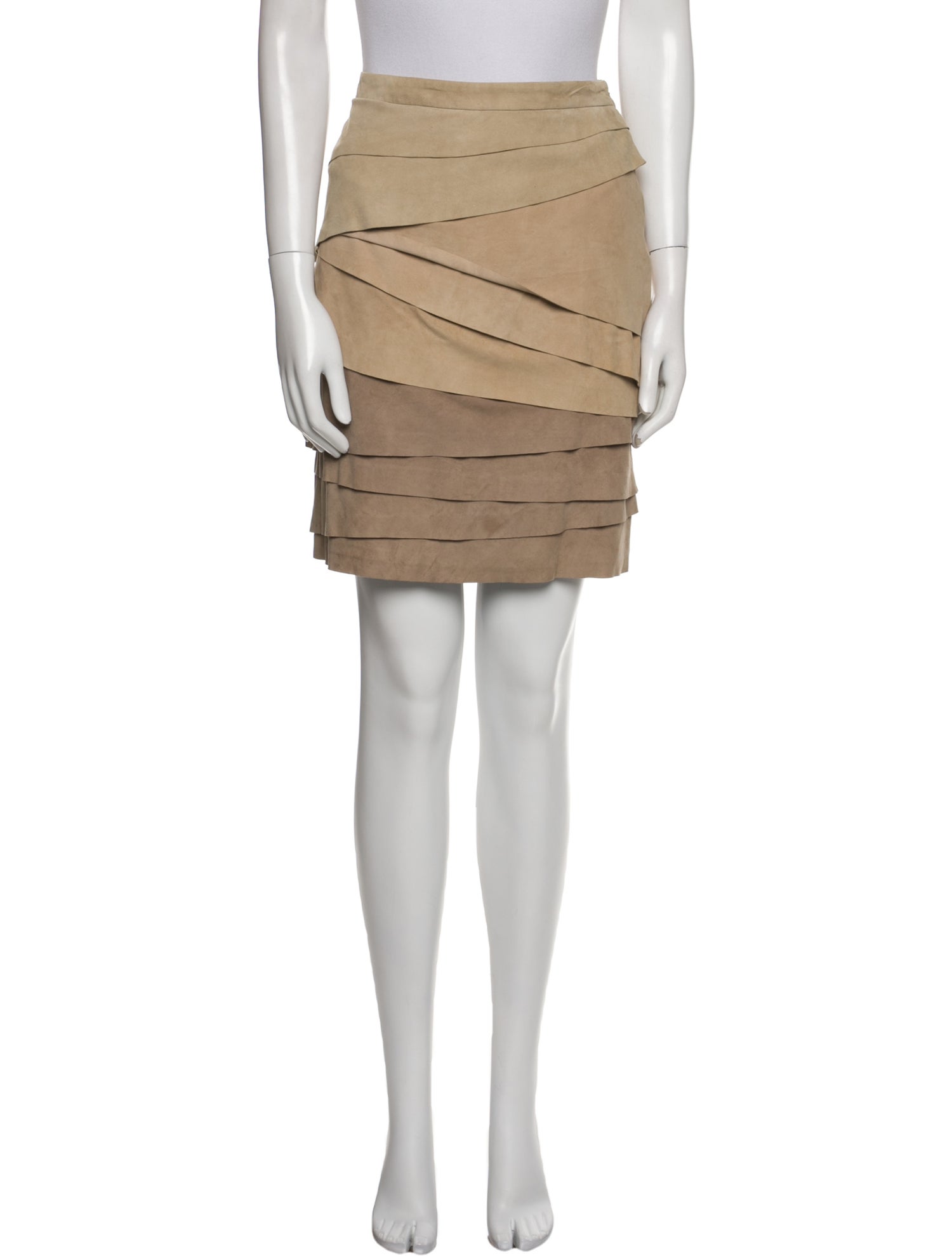 Ralph Lauren Black Label Suede Mini Skirt