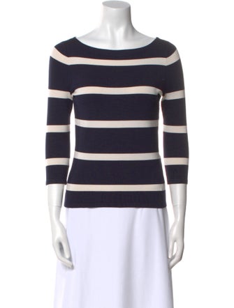 Ralph Lauren Black Label Silk Striped Top