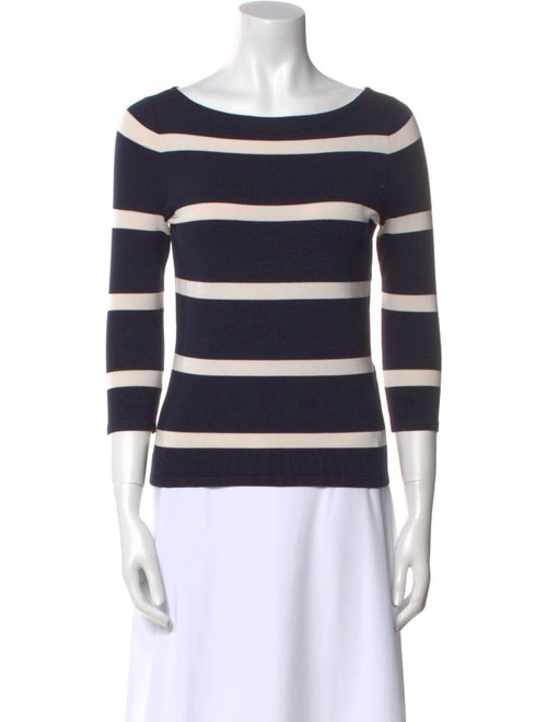 Ralph Lauren Black Label Silk Striped Top