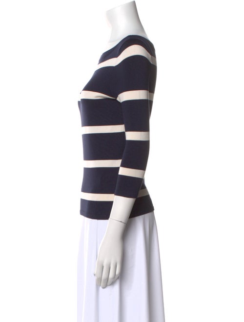 Ralph Lauren Black Label Silk Striped Top