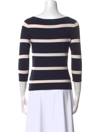 Ralph Lauren Black Label Silk Striped Top