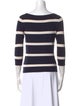 Ralph Lauren Black Label Silk Striped Top