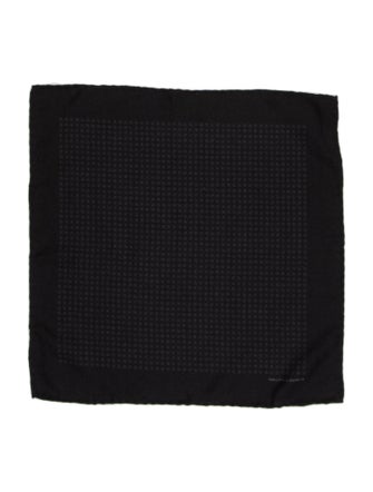 Ralph Lauren Black Label Pattern Print Pocket Square