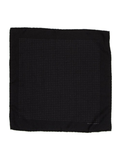 Ralph Lauren Black Label Pattern Print Pocket Square
