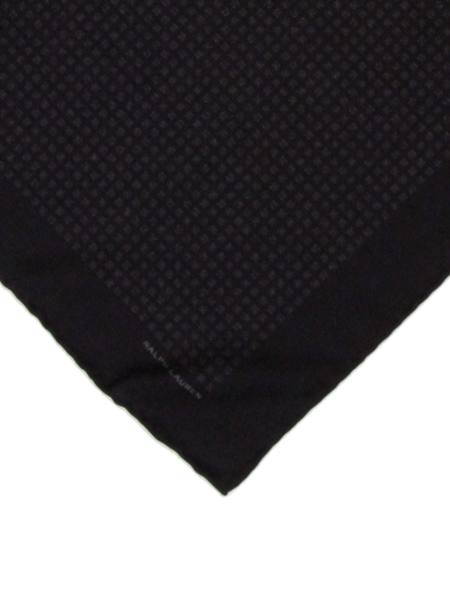 Ralph Lauren Black Label Pattern Print Pocket Square