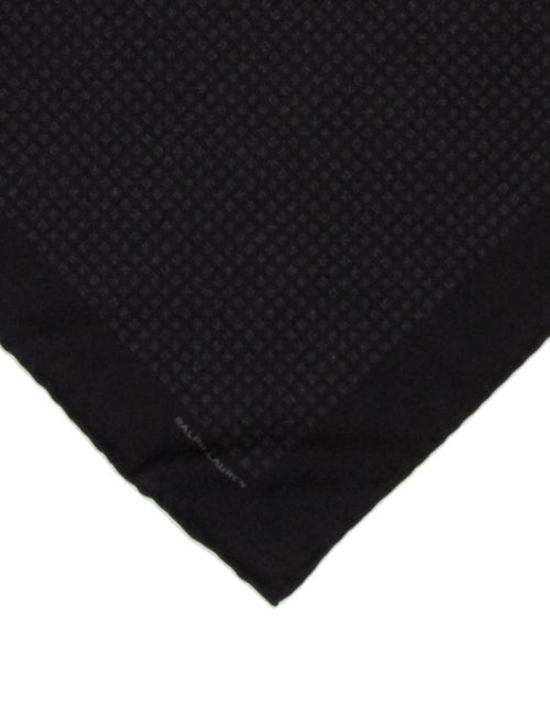 Ralph Lauren Black Label Pattern Print Pocket Square