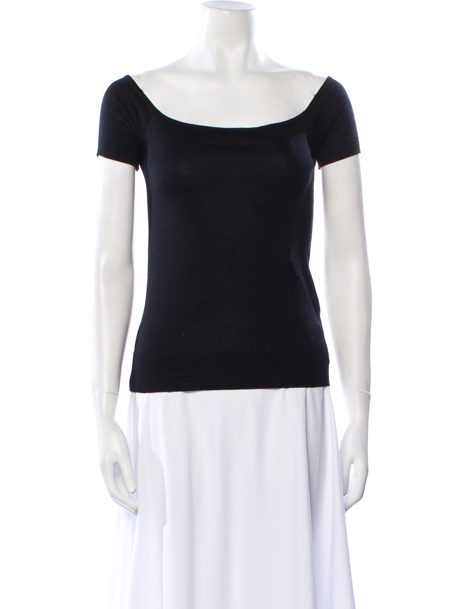 Ralph Lauren Black Label Bateau Neckline Short Sleeve T-Shirt