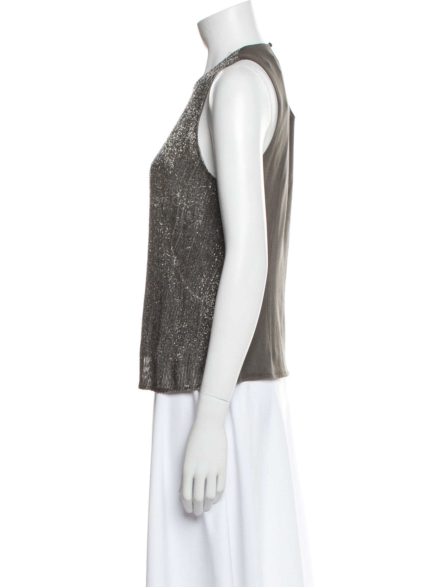 Ralph Lauren Black Label Silk Halterneck Top