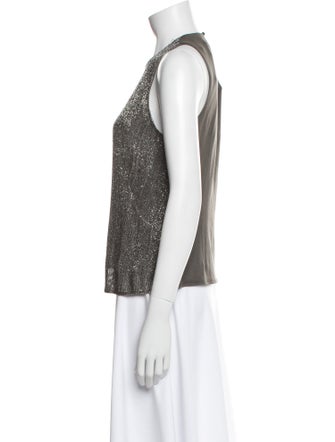 Ralph Lauren Black Label Silk Halterneck Top