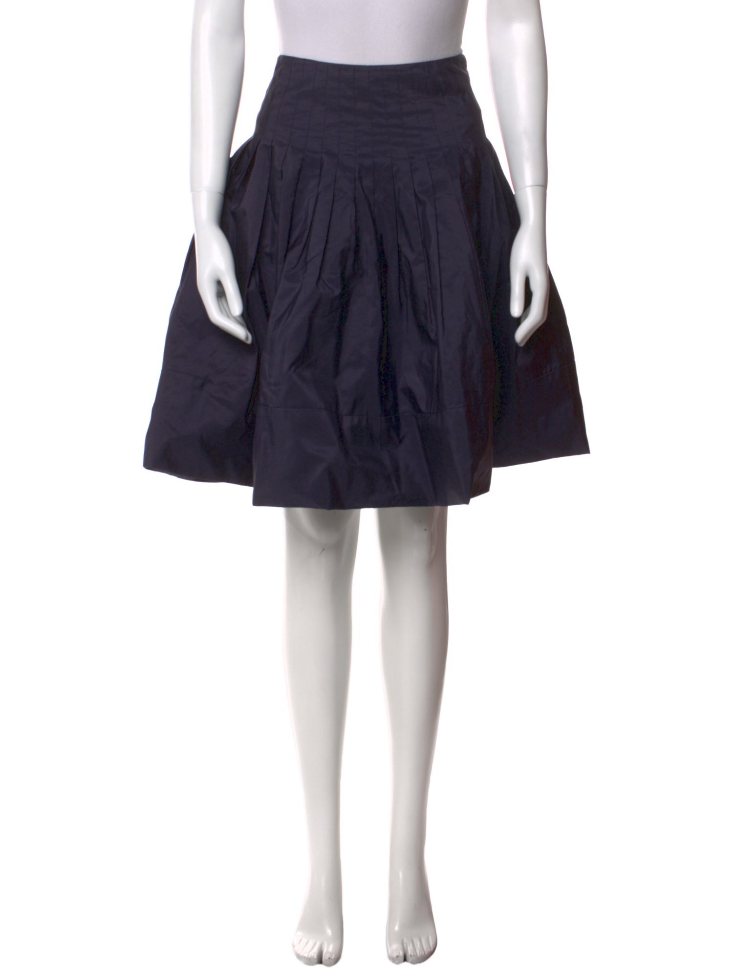 Ralph Lauren Black Label Silk Knee-Length Skirt