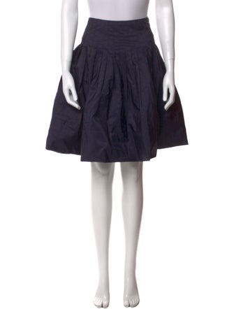 Ralph Lauren Black Label Silk Knee-Length Skirt