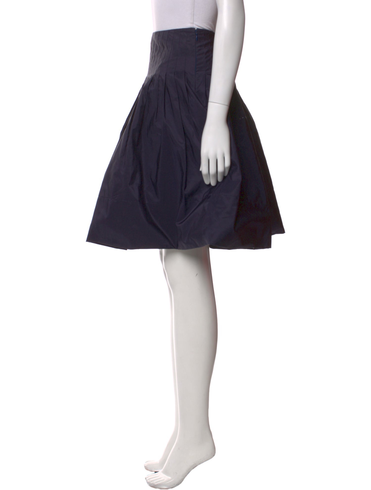 Ralph Lauren Black Label Silk Knee-Length Skirt