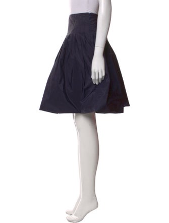 Ralph Lauren Black Label Silk Knee-Length Skirt