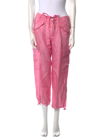 Ralph Lauren Black Label Silk Straight Leg Pants