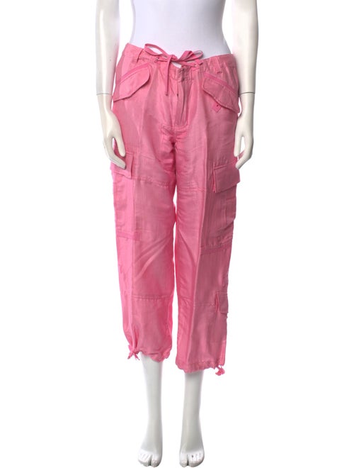 Ralph Lauren Black Label Silk Straight Leg Pants