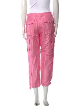 Ralph Lauren Black Label Silk Straight Leg Pants