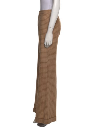 Ralph Lauren Black Label Camel Hair Wide Leg Pants