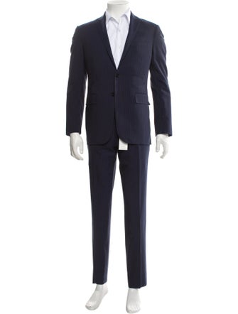 Ralph Lauren Black Label Wool Striped Two-Piece Blazer